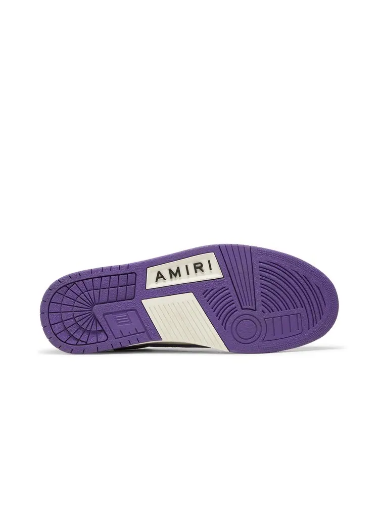 Кроссовки Amiri Skel Top Low 'White Purple' — изображение 4 из 8, белый фиолетовый