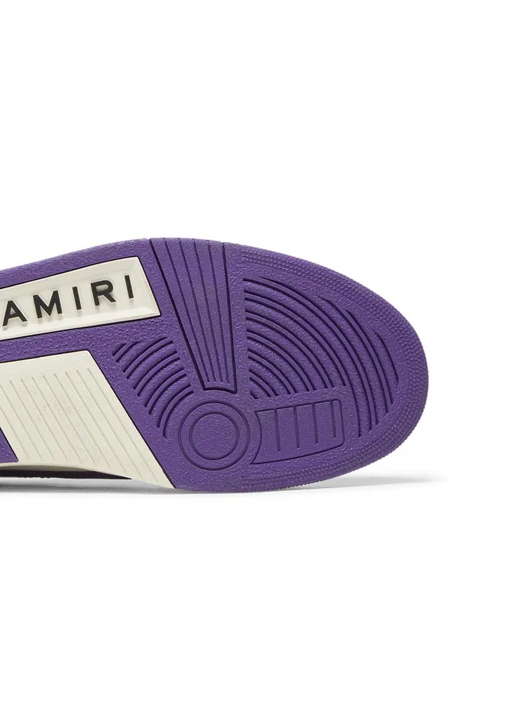 Кроссовки Amiri Skel Top Low 'White Purple' — изображение 5 из 8, белый фиолетовый