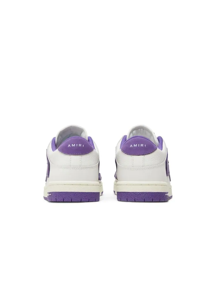 Кроссовки Amiri Skel Top Low 'White Purple' — изображение 6 из 8, белый фиолетовый