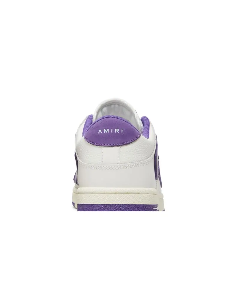 Кроссовки Amiri Skel Top Low 'White Purple' — изображение 7 из 8, белый фиолетовый