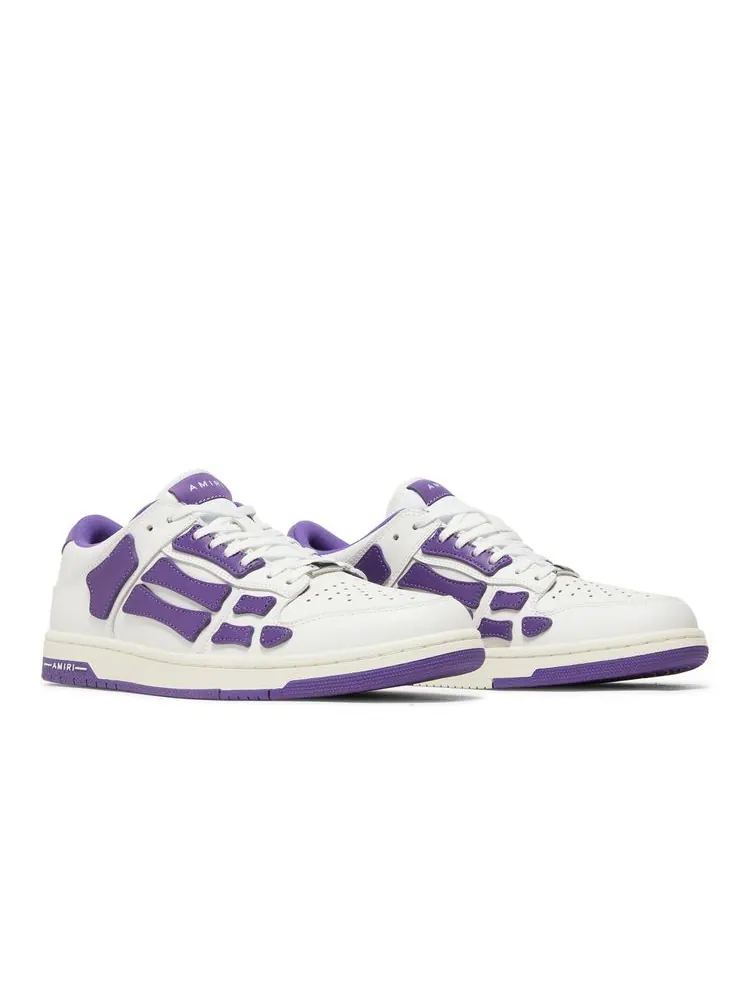 Кроссовки Amiri Skel Top Low 'White Purple' — изображение 8 из 8, белый фиолетовый
