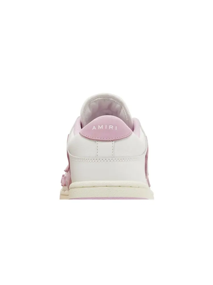 Кроссовки Amiri Wmns Skel Top Low 'White Pink' — изображение 7 из 8, белый розовый