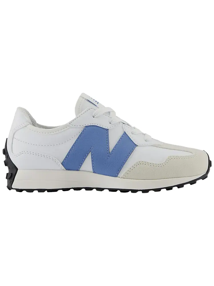 Кроссовки New Balance 327 Little Kid 'White Blue Laguna' — изображение 1 из 1, белый синий
