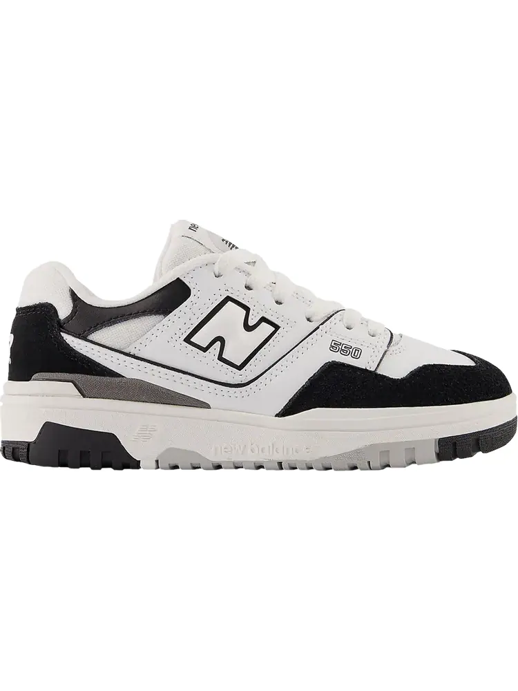 Кроссовки New Balance 550 Little Kid 'White Black' — изображение 1 из 1, белый