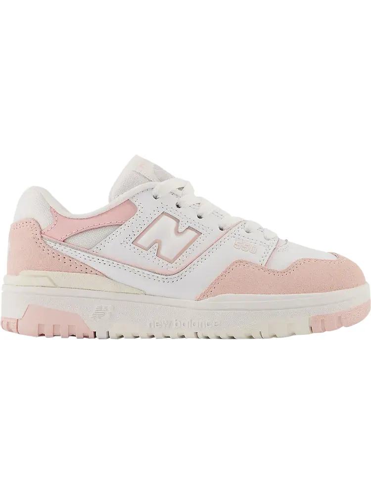 Кроссовки New Balance 550 Little Kid 'White Pink Haze' — изображение 1 из 1, розовый