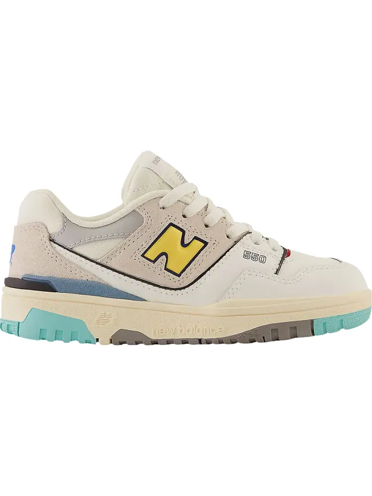Кроссовки New Balance 550 Little Kid 'White Surf' — изображение 1 из 1, бежевый
