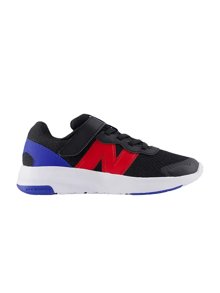 Кроссовки New Balance 578v1 Bungee Lace Top Strap Little Kid Wide — изображение 1 из 1, черный красный