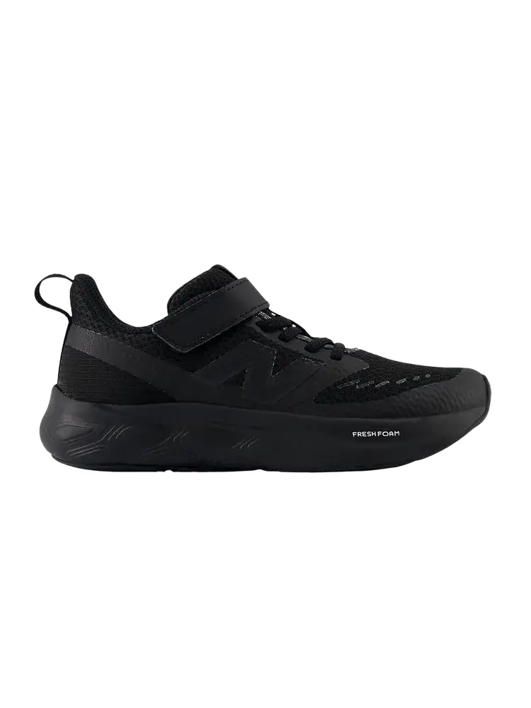 Кроссовки Fresh Foam 625 Bungee Lace Top Strap Little Kid Wide 'Black Phantom' — изображение 1 из 1, черный