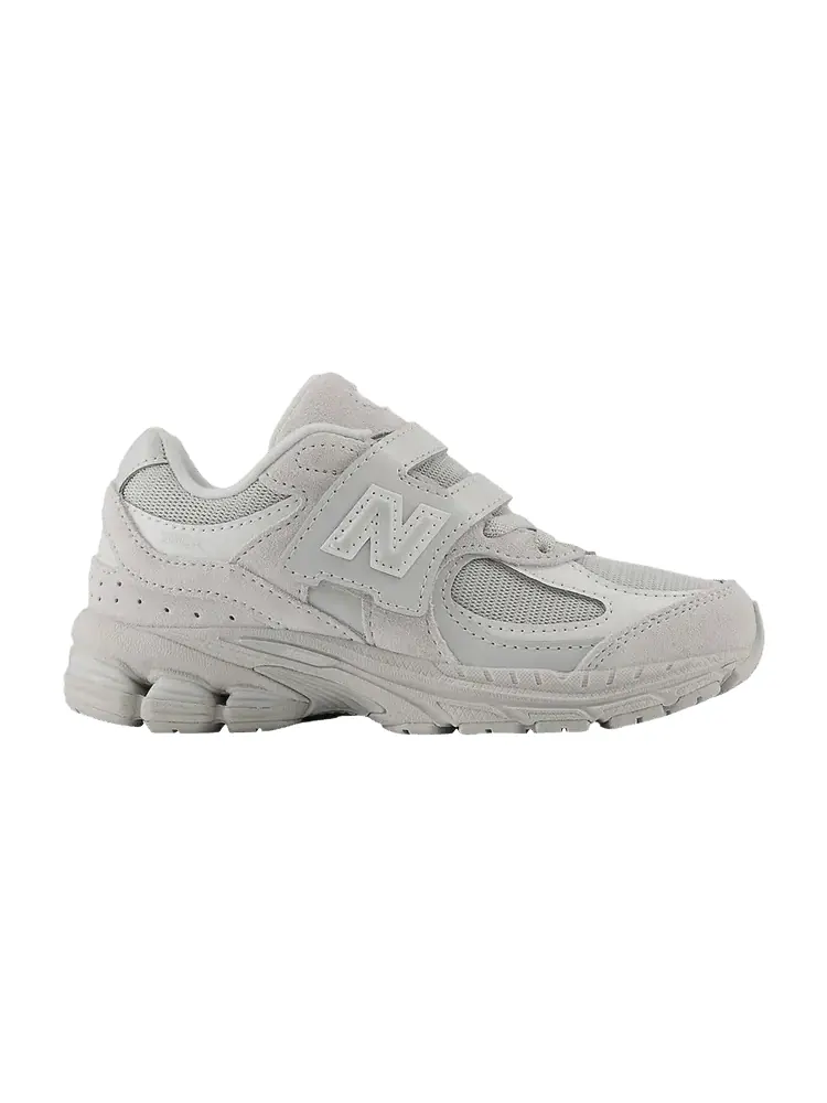 Кроссовки New Balance 2002R Hook & Loop Little Kid Wide 'Grey Matter' — изображение 1 из 1, серый/серый