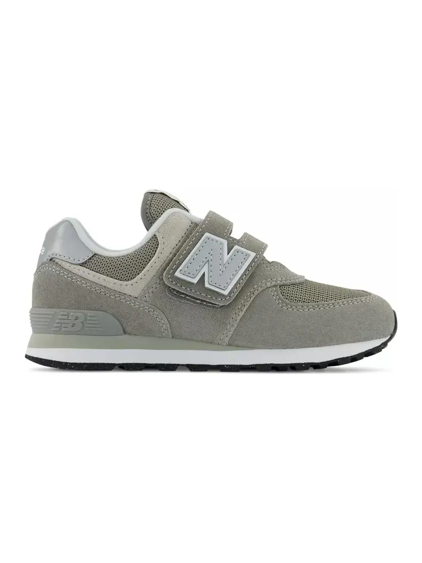 Детские кроссовки New Balance 574 Core Hook & Loop — изображение 2 из 6, серый