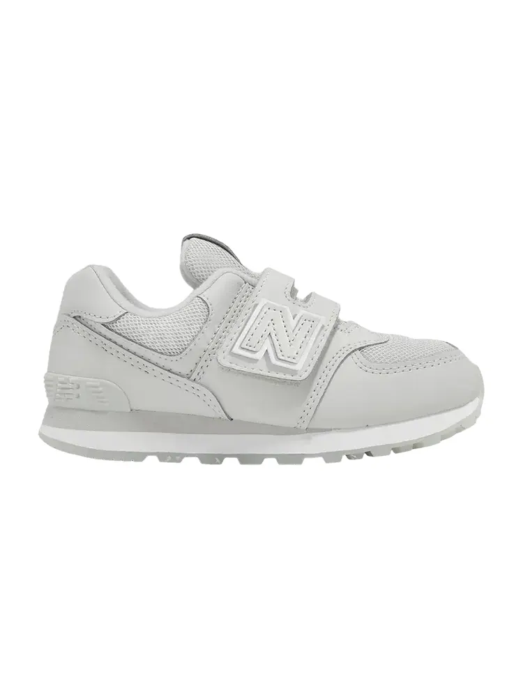 Кроссовки New Balance 574 Little Kid Wide 'Grey White' — изображение 1 из 1, серый