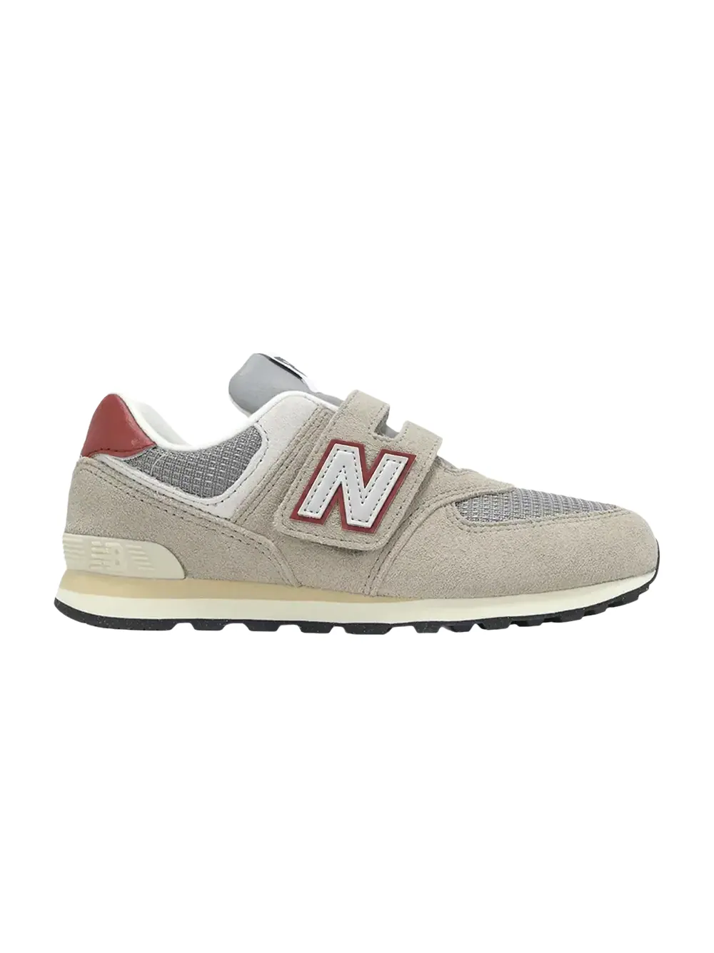 Кроссовки New Balance 574 Little Kid Wide — изображение 1 из 1, бордовый