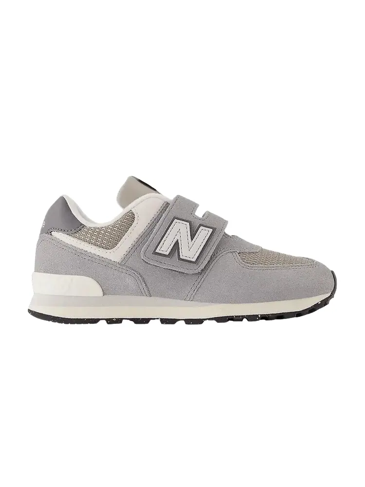 Кроссовки New Balance 574 Little Kid Wide 'Grey White' — изображение 1 из 1, серый