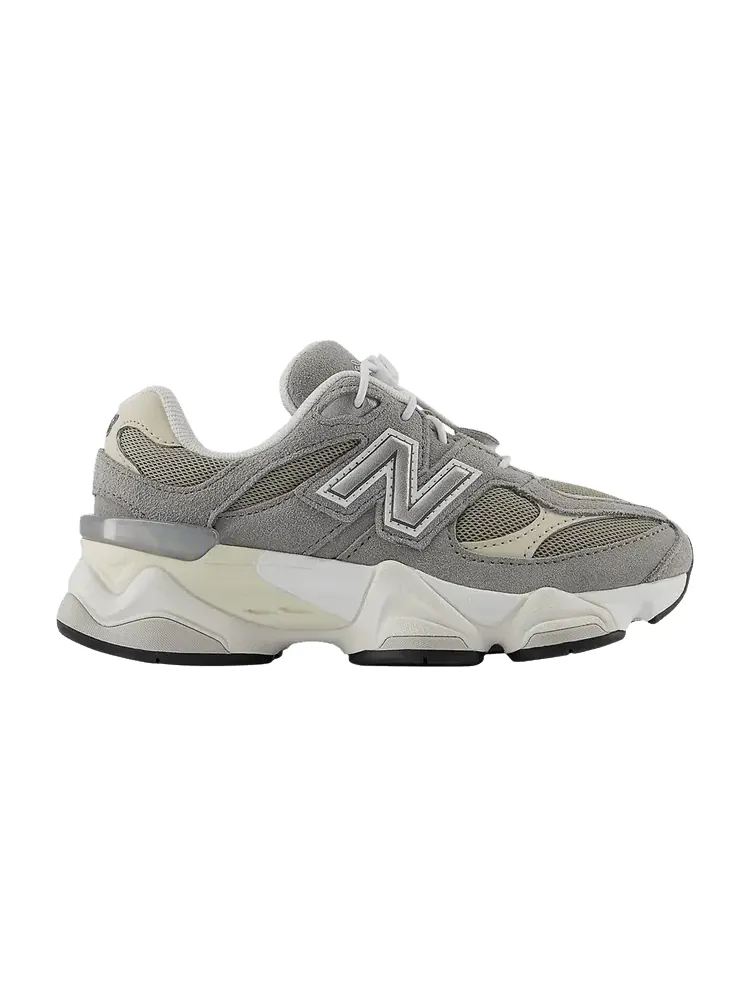 Кроссовки 9060 Bungee Lace Little Kid Wide 'Slate Grey Timberwolf'