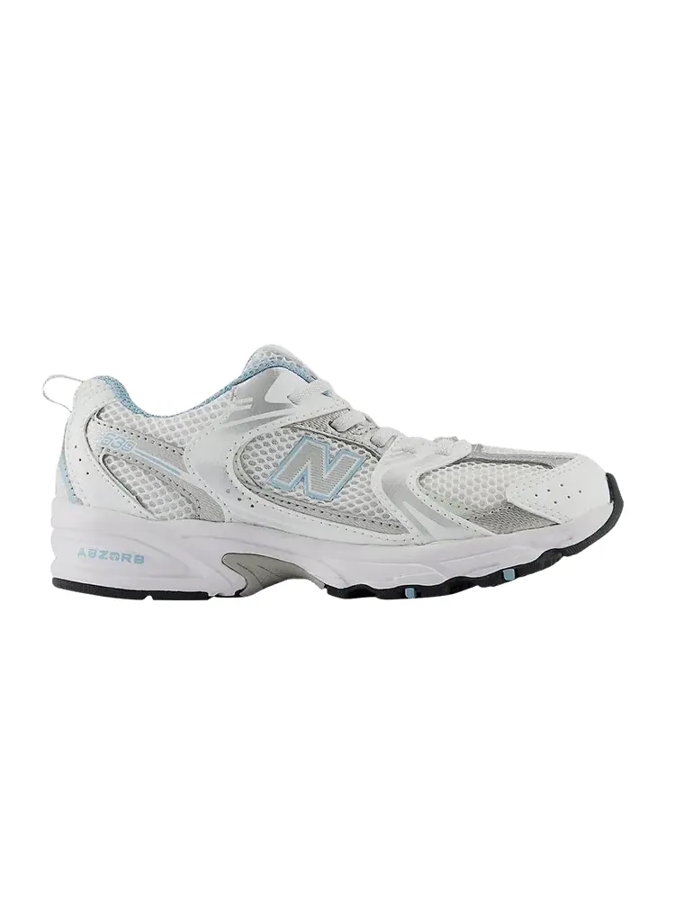 Кроссовки New Balance 530 Bungee Little Kid White Chrome Blue — изображение 1 из 1, белый синий