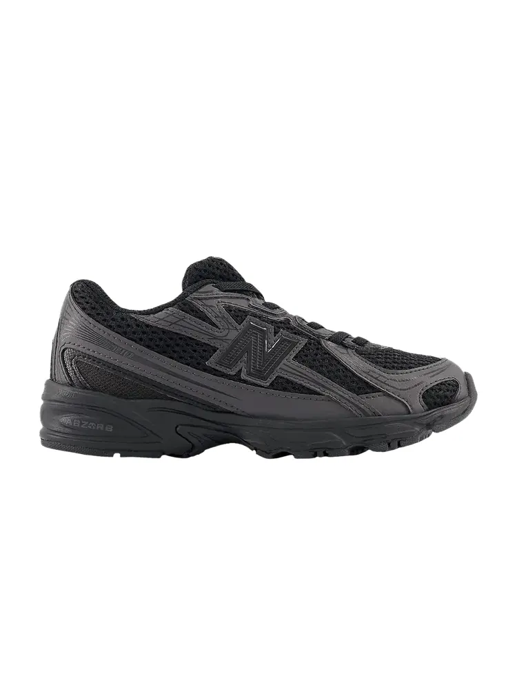 Кроссовки New Balance 740 Bungee Lace Little Kid — изображение 1 из 1, черный