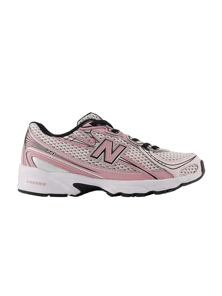 Кроссовки New Balance 740v2 Little Kid 'Washed Burgundy Pink Taffy' — изображение 1 из 1, бордовый/розовый/черный