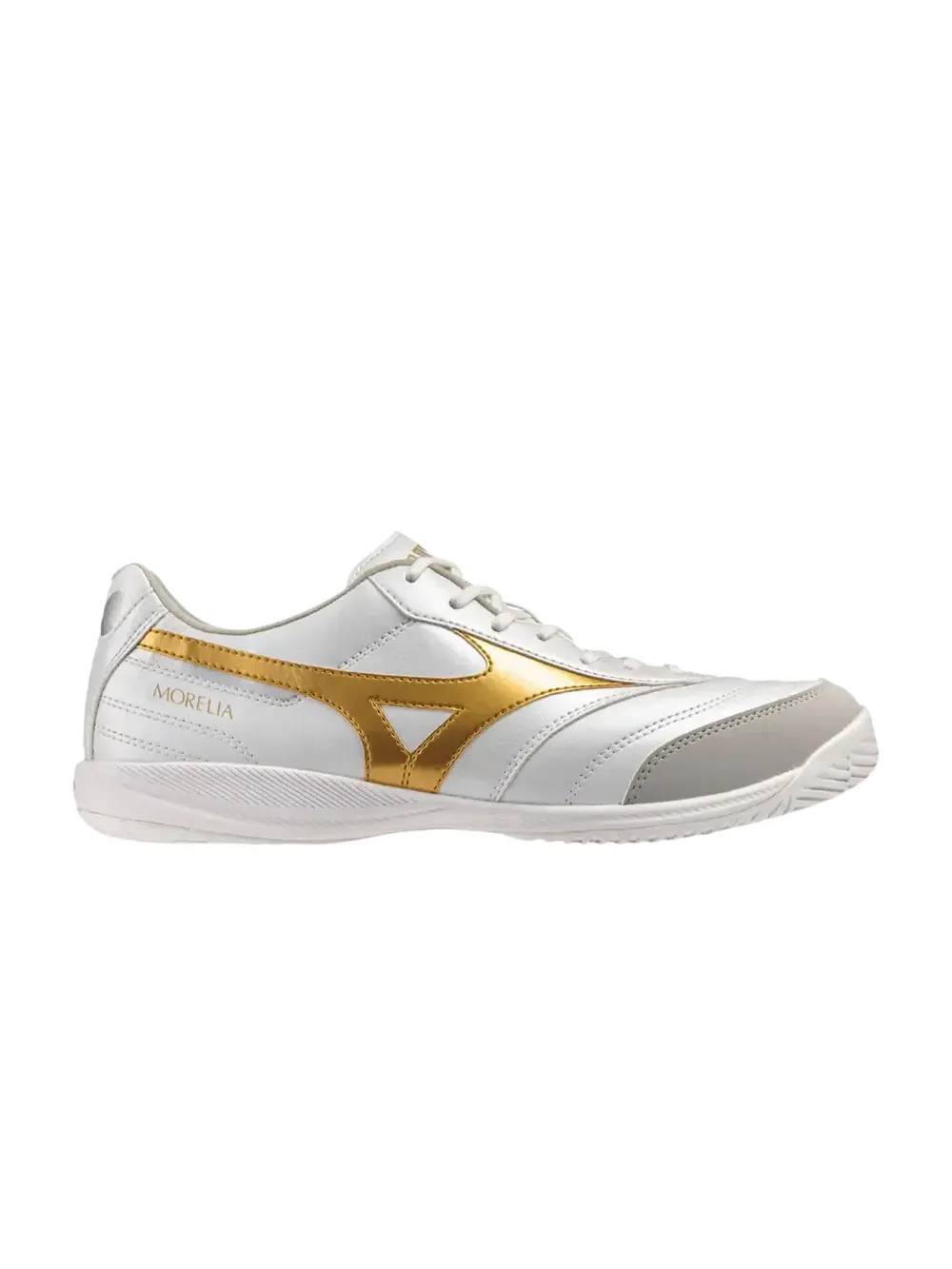 Кроссовки Mizuno Morelia Sala Pro — изображение 1 из 1, белый/золотистый