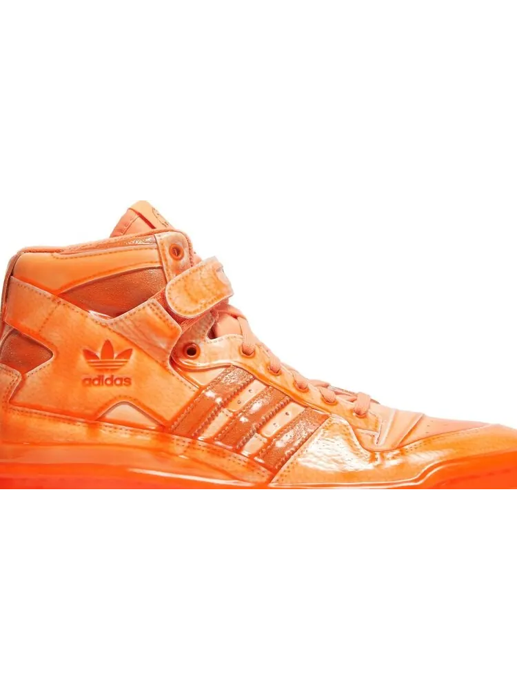 Кроссовки Adidas Jeremy Scott x Forum High 'Dipped - Signal Orange' — изображение 2 из 8, оранжевый