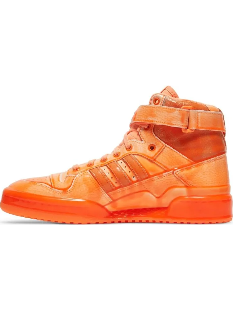 Кроссовки Adidas Jeremy Scott x Forum High 'Dipped - Signal Orange' — изображение 3 из 8, оранжевый