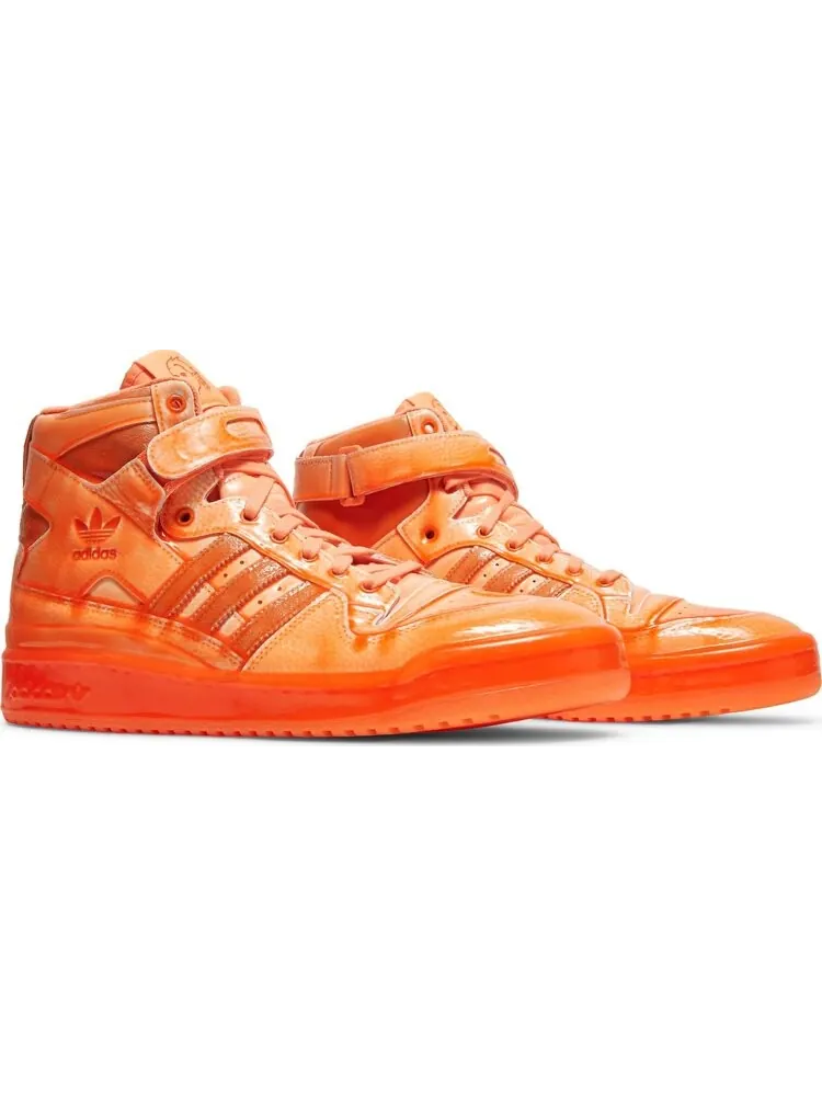 Кроссовки Adidas Jeremy Scott x Forum High 'Dipped - Signal Orange' — изображение 8 из 8, оранжевый