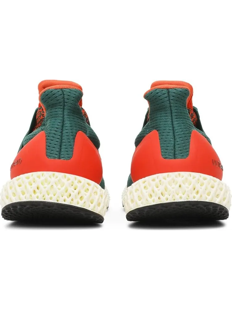 Кроссовки Adidas Ultra 4D 'Miami Hurricanes' — изображение 6 из 8, зеленый