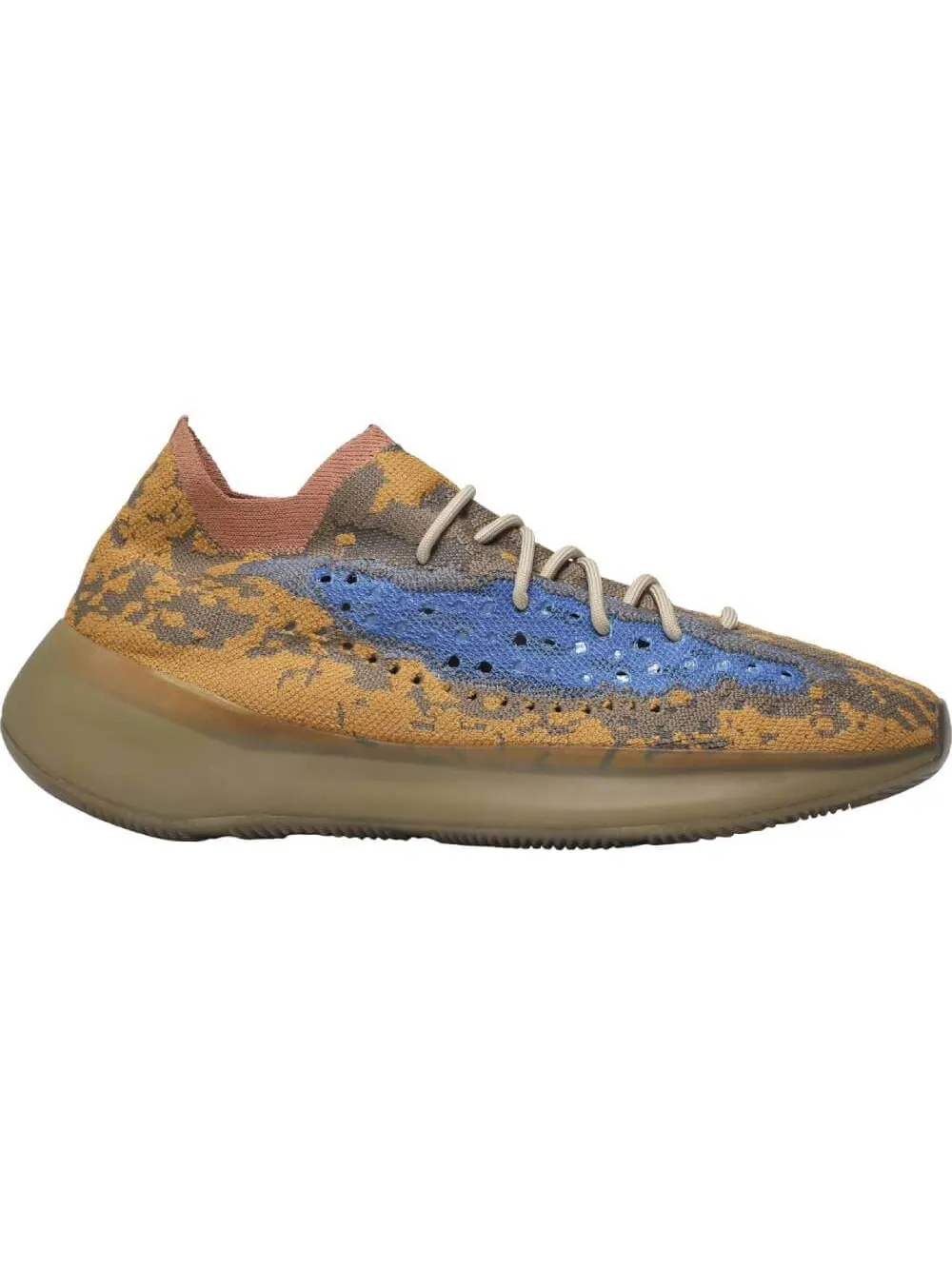 Кроссовки Yeezy Boost 380 Blue Oat Non-Reflective — изображение 1 из 8, коричневый