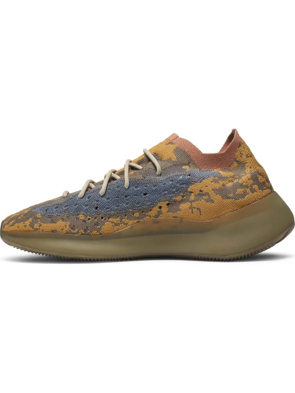 Кроссовки Yeezy Boost 380 Blue Oat Non-Reflective — изображение 2 из 8, коричневый