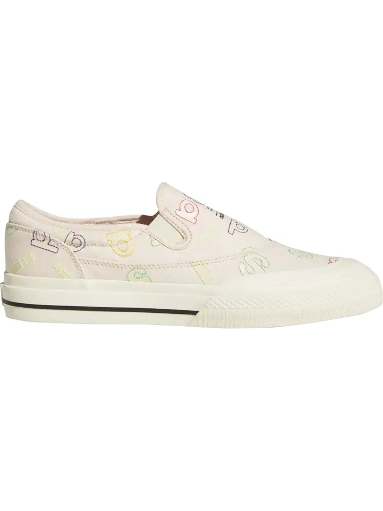 Кроссовки Adidas Nizza RF 'Allover Letters' — изображение 1 из 1, розовый