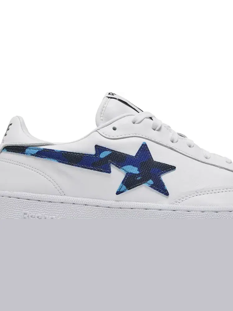 Кроссовки bape x club c Reebok — изображение 2 из 8, белый