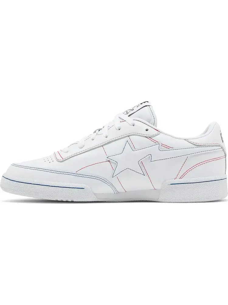 Кроссовки bape x club c 85 'white' Reebok — изображение 3 из 8, белый
