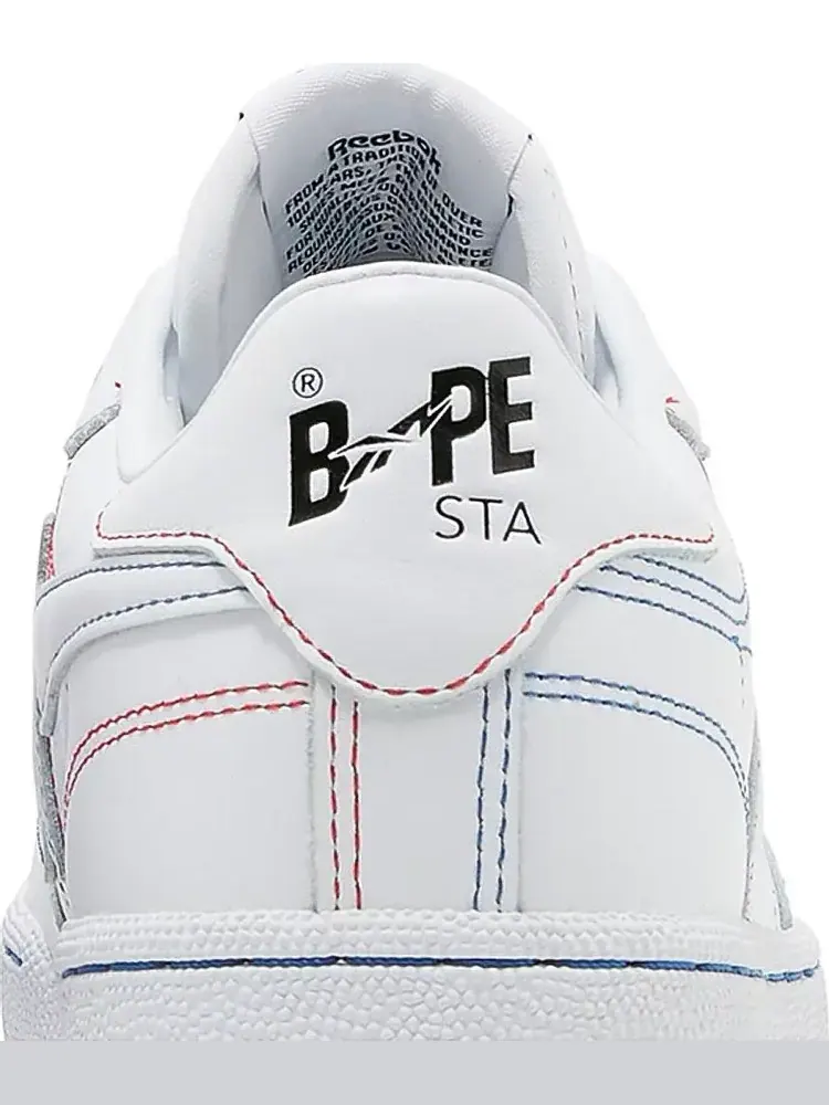 Кроссовки bape x club c 85 'white' Reebok — изображение 7 из 8, белый