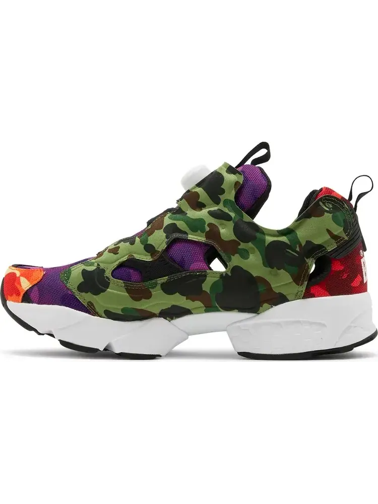 Кроссовки bape x instapump fury og 'multi camo' Reebok — изображение 3 из 8, мульти