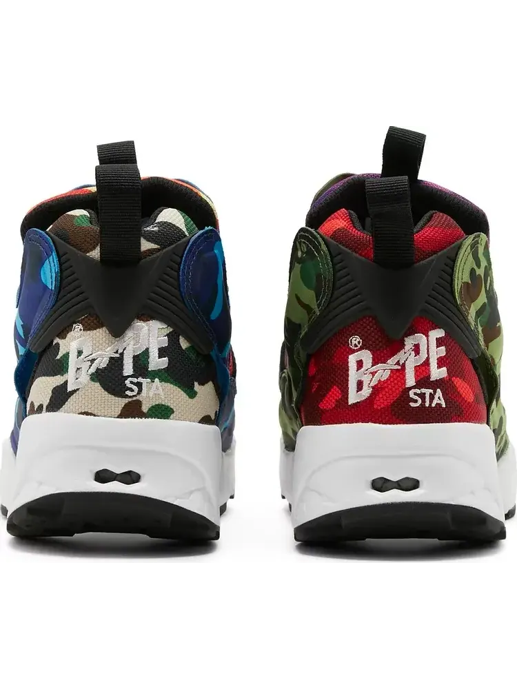 Кроссовки bape x instapump fury og 'multi camo' Reebok — изображение 6 из 8, мульти
