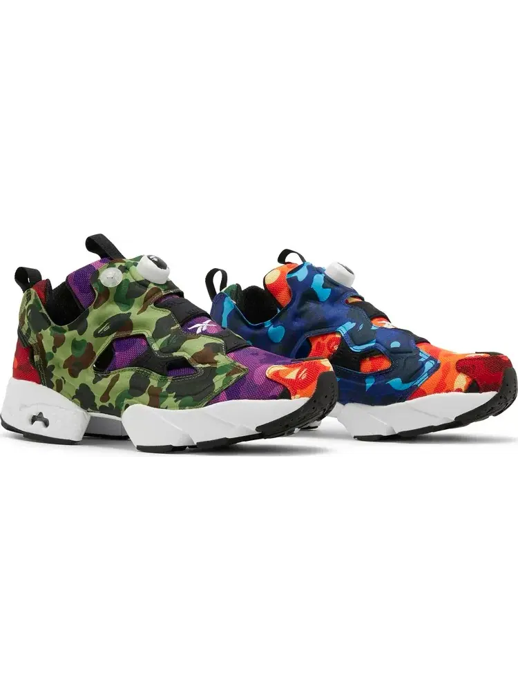 Кроссовки bape x instapump fury og 'multi camo' Reebok — изображение 8 из 8, мульти