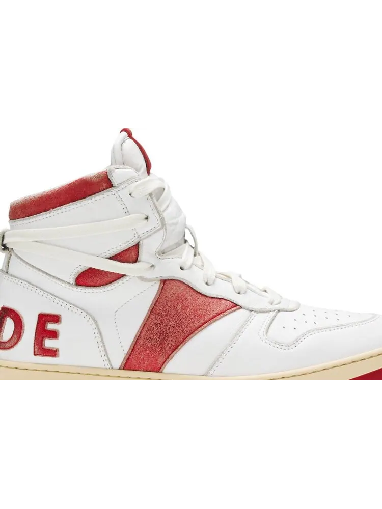 Кроссовки Rhude Rhecess High White Red — изображение 2 из 8, белый