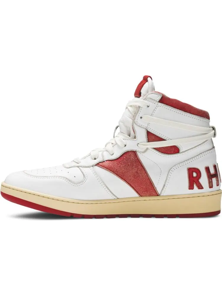 Кроссовки Rhude Rhecess High White Red — изображение 3 из 8, белый
