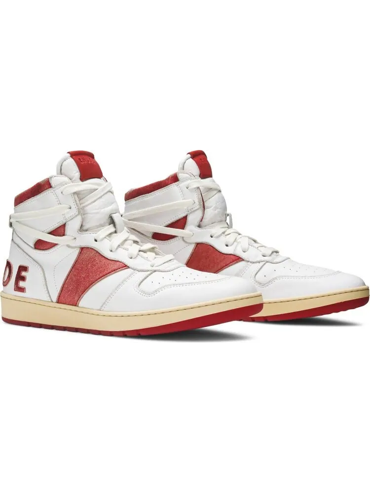 Кроссовки Rhude Rhecess High White Red — изображение 8 из 8, белый