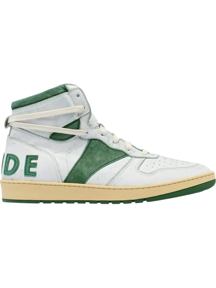 Кроссовки Rhude Rhecess High Skyline - White Green — изображение 1 из 1, белый