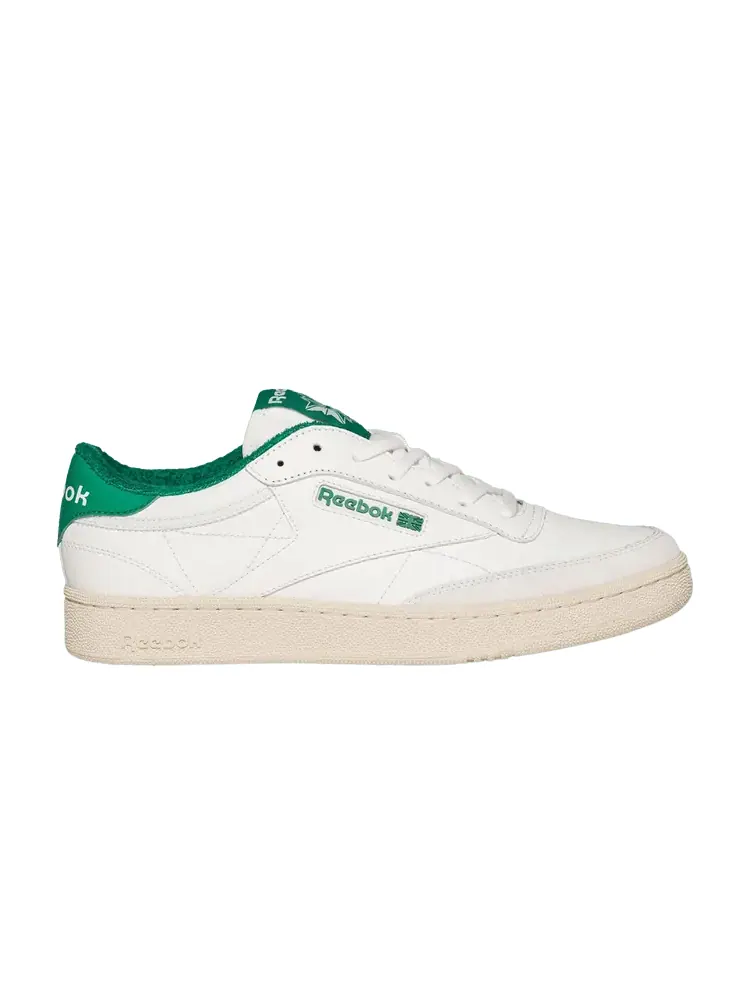 Кроссовки Reebok Club C 'White Bright Green' — изображение 1 из 1
