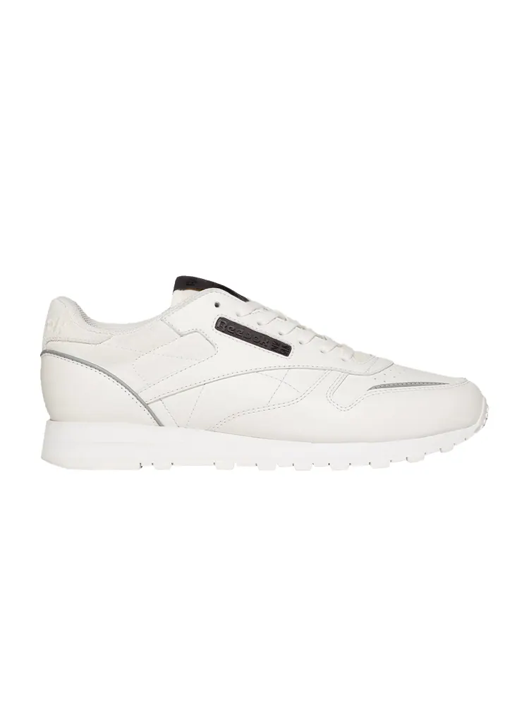 Кроссовки Reebok Classic Leather 'White Silver' — изображение 1 из 1, белый/черный/серебристый