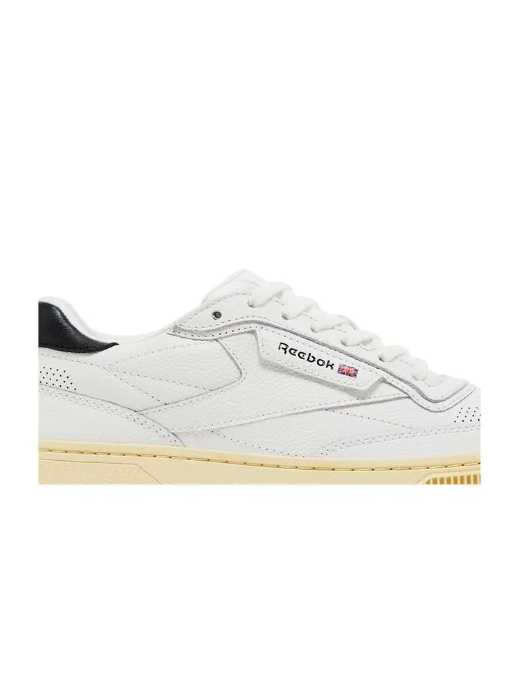 Кроссовки Reebok Club C Ltd 'Vintage White Black' — изображение 3 из 9, винтажный черный