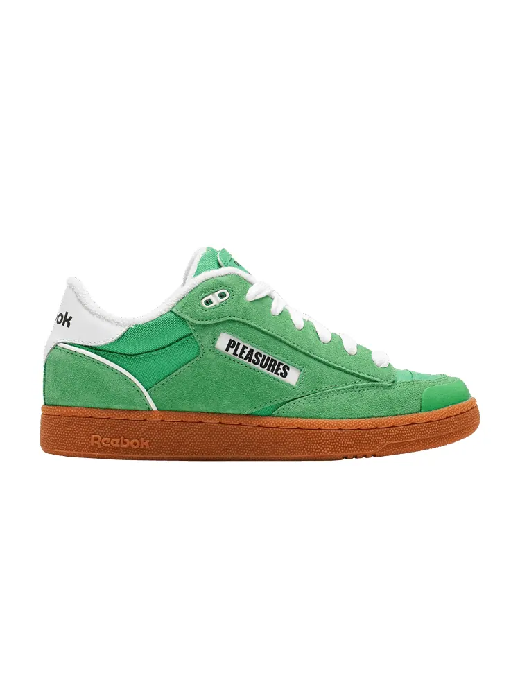 Кроссовки Reebok Pleasures x Club C LTD 'Spring Green Gum' — изображение 1 из 1, зеленый/белый