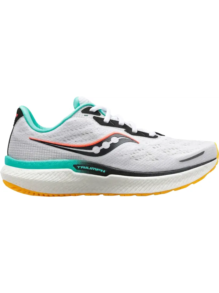 Кроссовки Saucony Wmns Triumph 19 White ViZi — изображение 1 из 1, белый