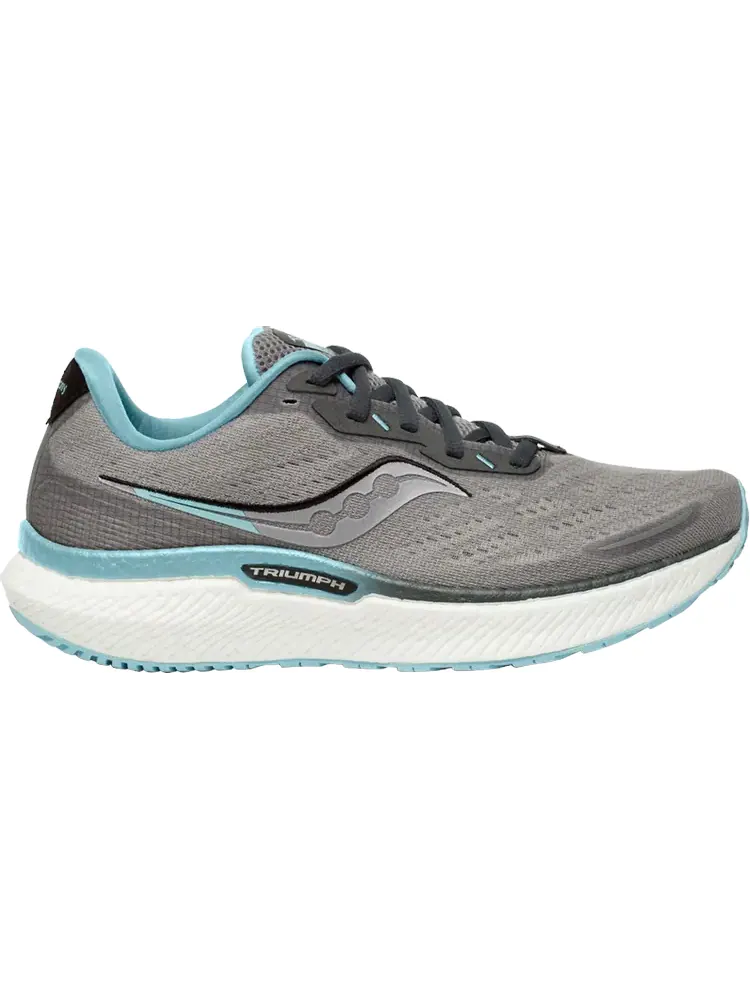 Кроссовки Saucony Wmns Triumph 19 Wide Alloy Powder — изображение 1 из 1, серый