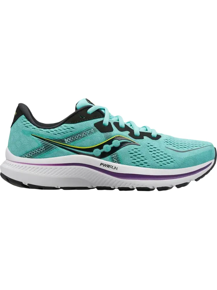 Кроссовки Saucony Wmns Omni 20 Cool Mint Acid — изображение 1 из 1, синий