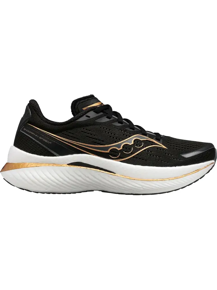 Кроссовки Saucony Wmns Endorphin Speed 3 Black Goldstruck — изображение 1 из 1, черный