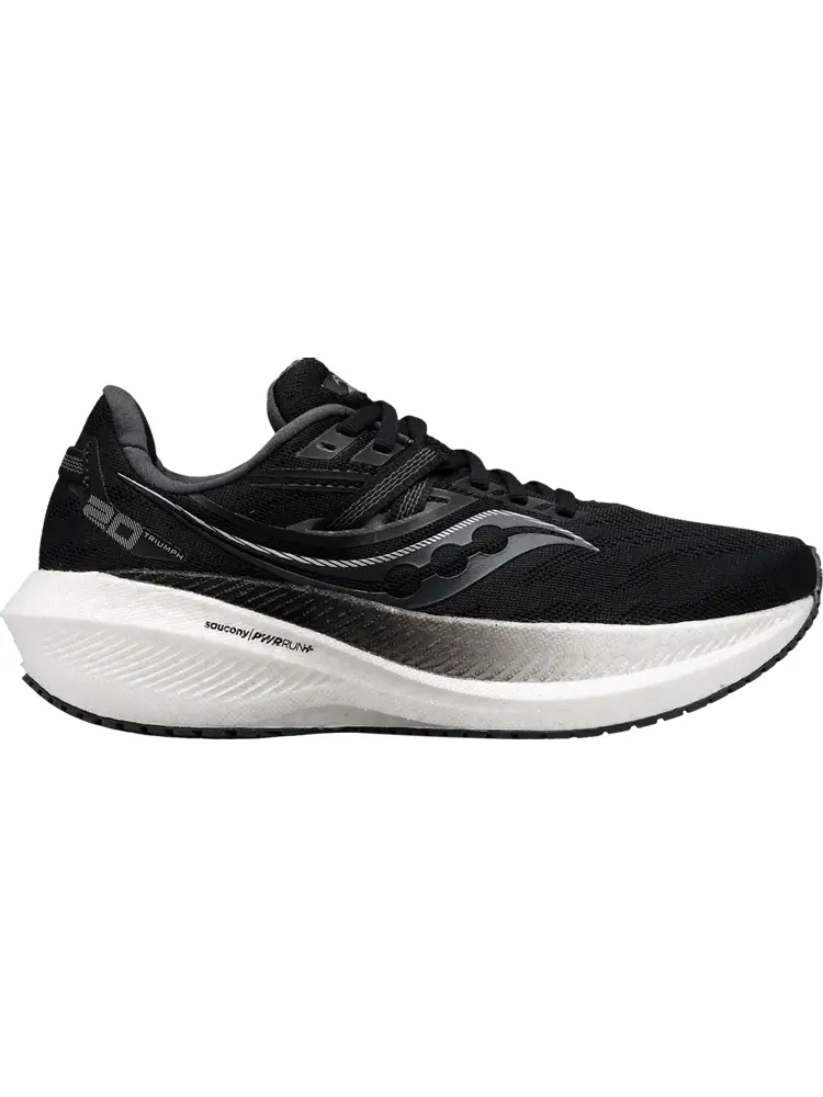 Кроссовки Saucony Wmns Triumph 20 Black White — изображение 1 из 1, черный
