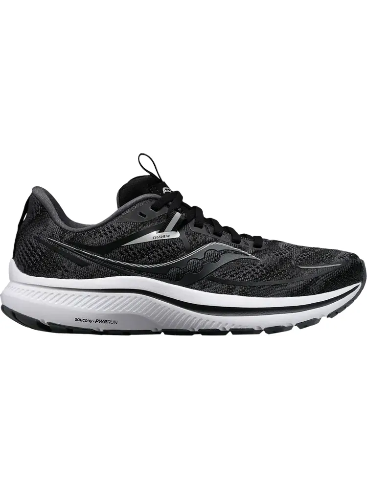 Кроссовки Saucony Wmns Omni 21 Black White — изображение 1 из 1, черный