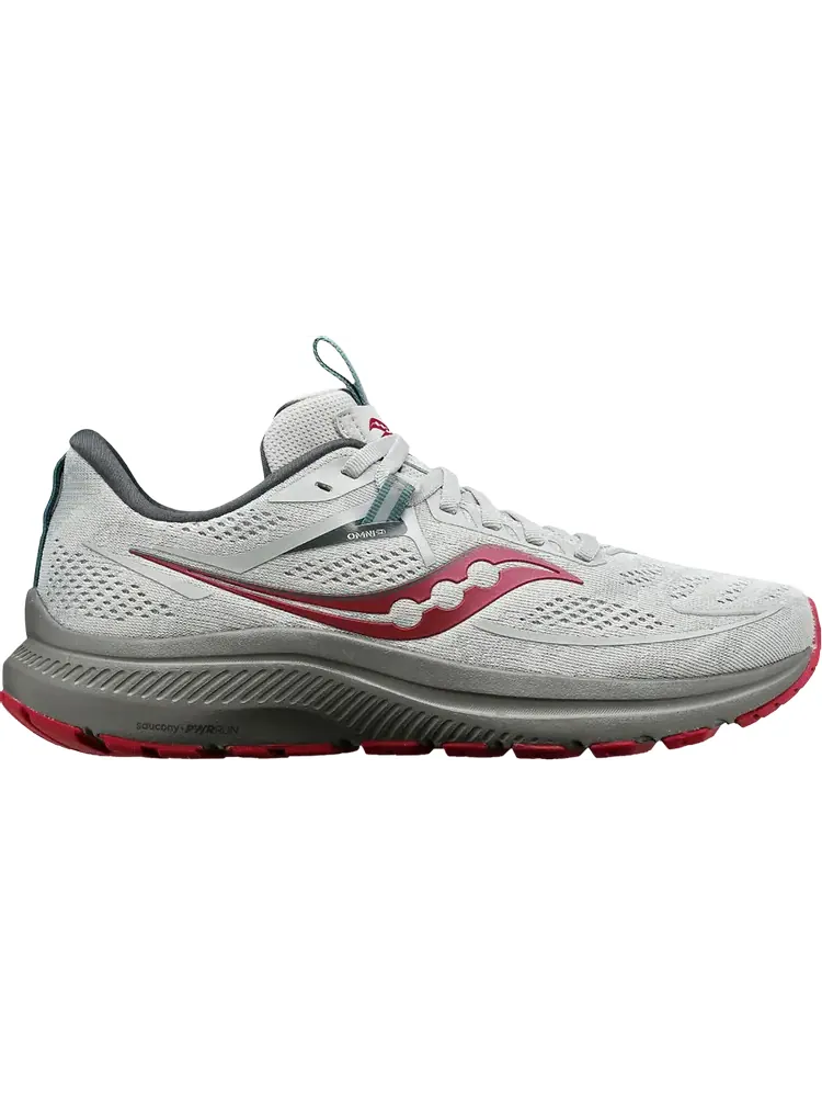 Кроссовки Saucony Wmns Omni 21 Concrete Berry — изображение 1 из 1, серый